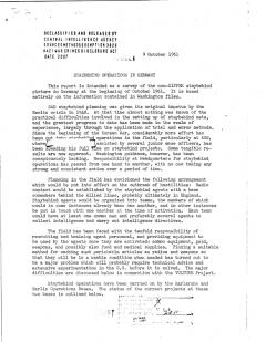CIA: Staybehind Operations in Germany