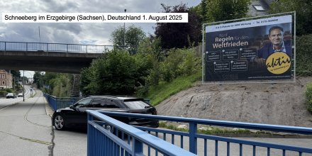 Fünf Regeln für den Weltfrieden (Schneeberg im Erzgebirge/Sachsen)